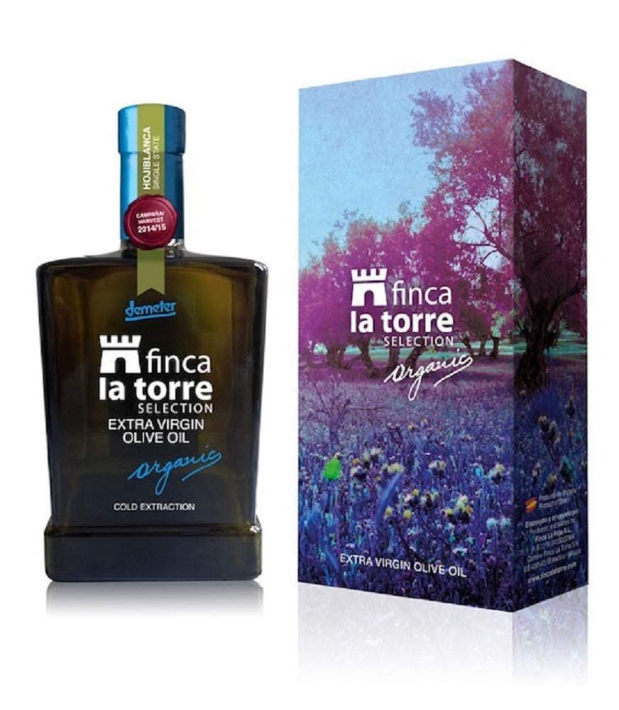 Aceite de Oliva Finca la Torre - Estuche Botella Hojiblanca Virgen Extra Ecológico