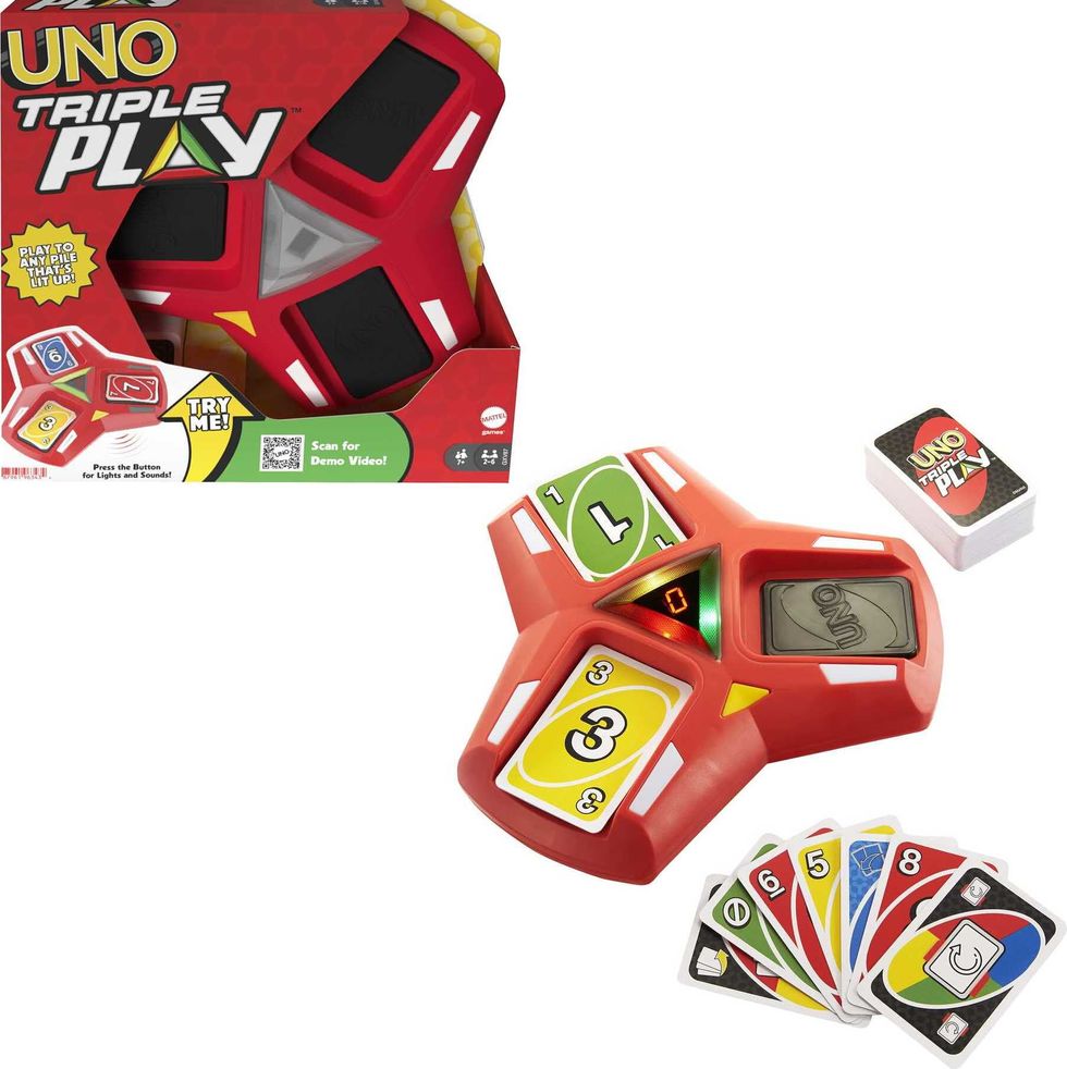 UNO Triple Play Card Game 
