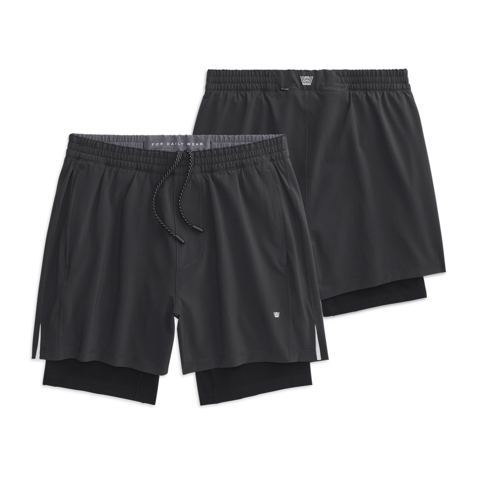 CRZ YOGA High Waisted Workout Shorts for Women - 4'' Mesh Liner Lightweight Gym  Athletic Shorts Running Sport Spandex Shorts Medium Black