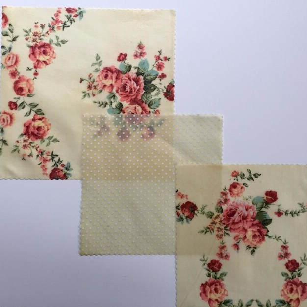 Eco Food Wraps Floral Beeswax Wraps