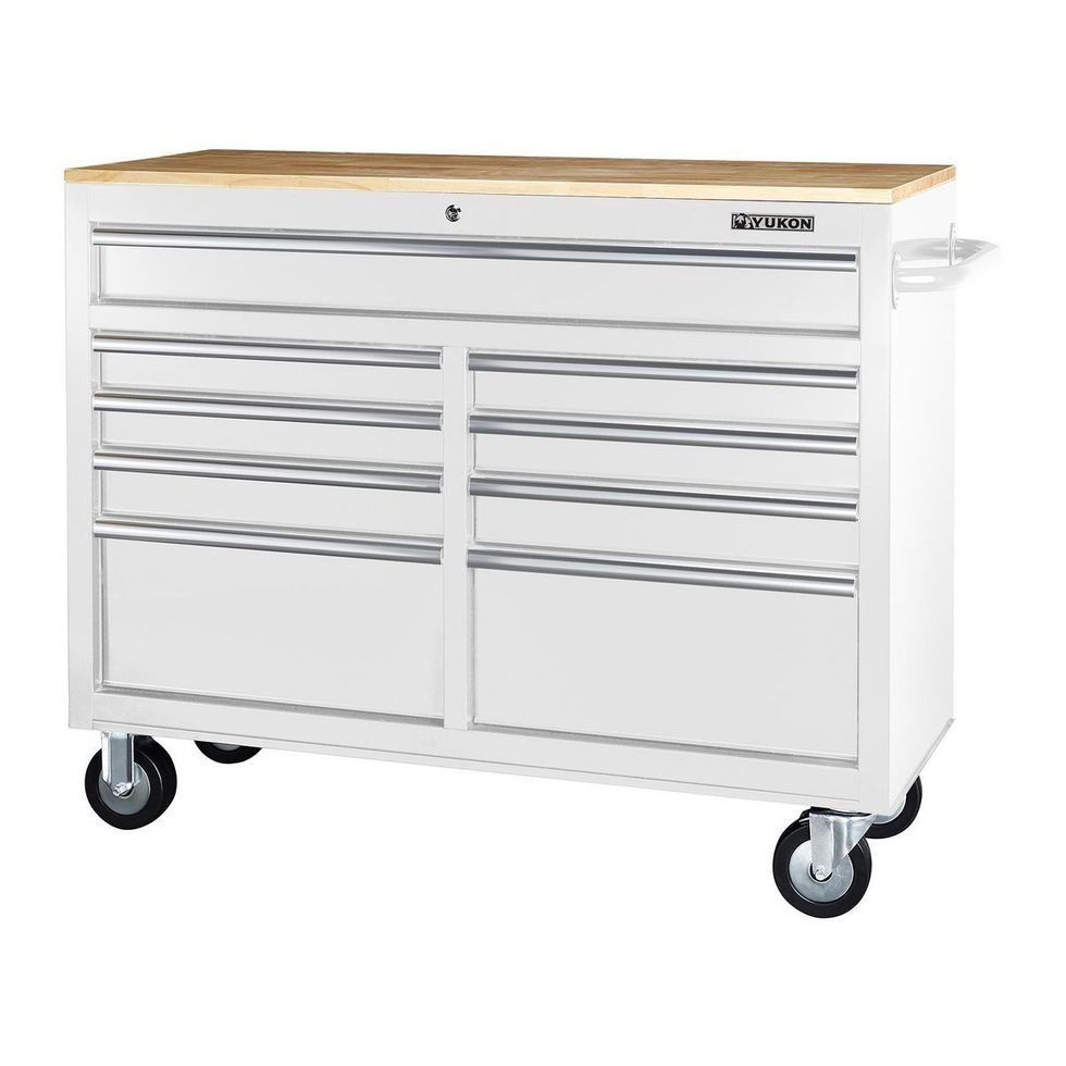 46 in. 9 Drawer Mobile Storage Cabinet