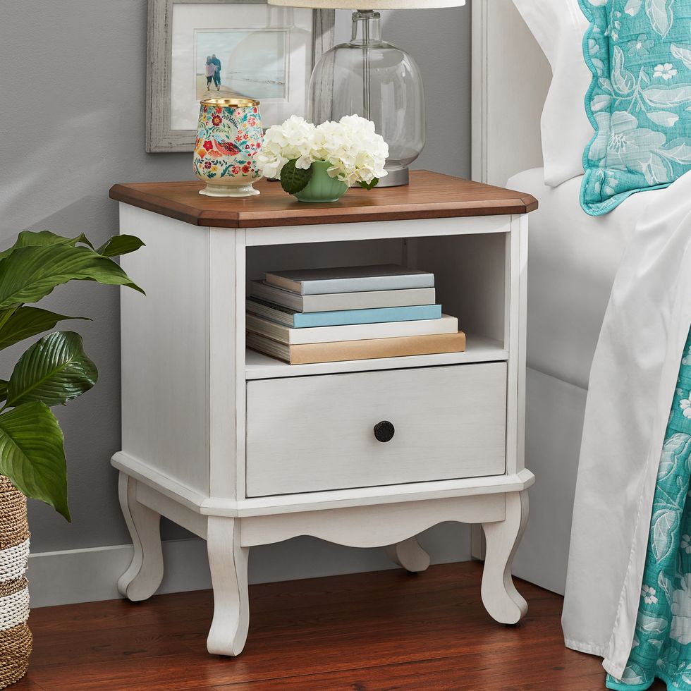 The Pioneer Woman Nightstand with Drawer - White