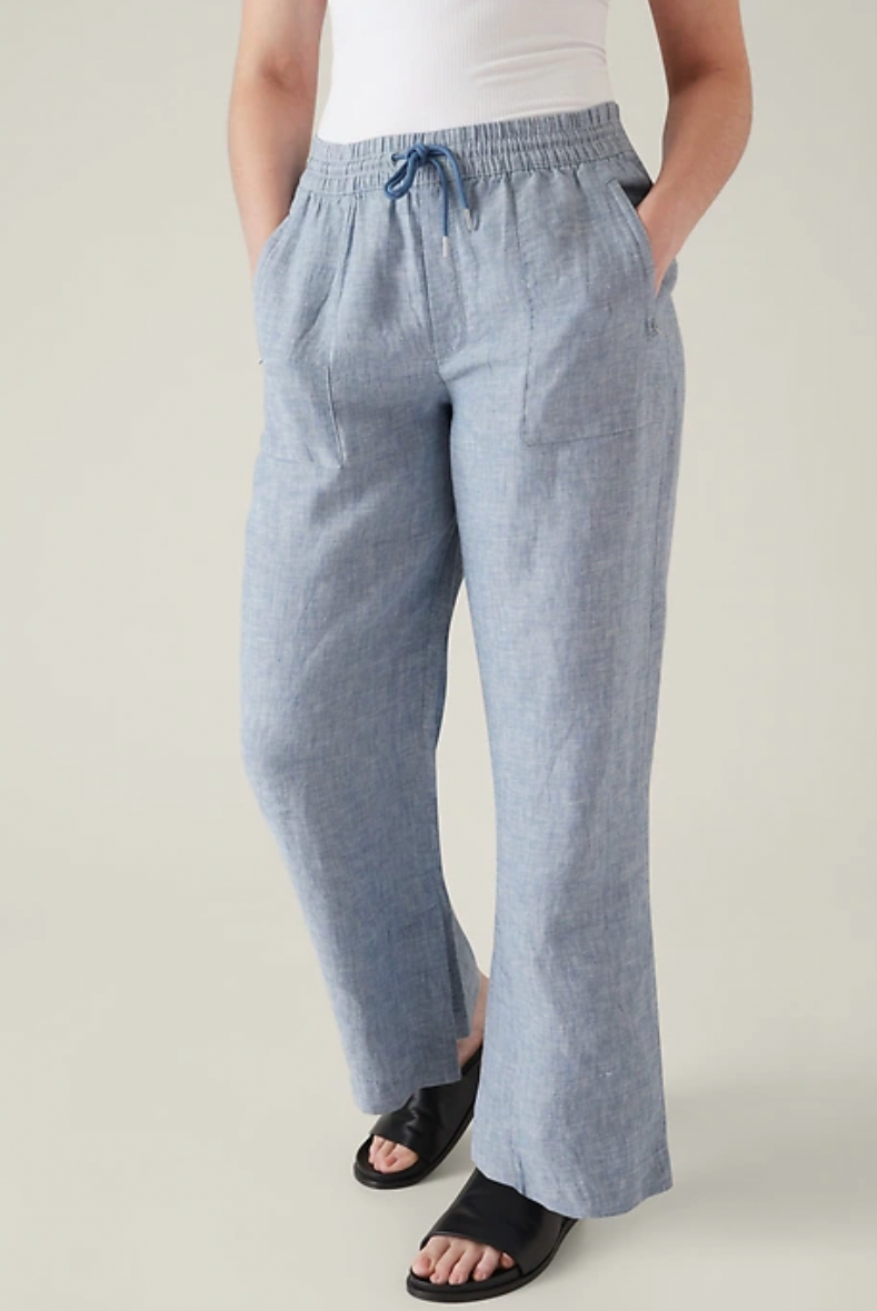Retreat Linen Wide Leg Pant Retreat Linen Wide Leg Pant