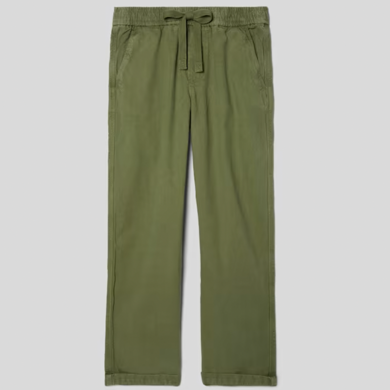 Canvas Organic Cotton Drawstring Pant