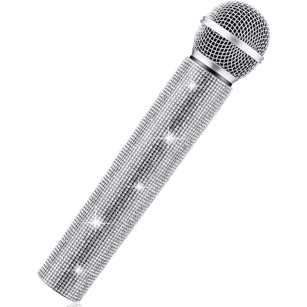 Sparkly Microphone Prop