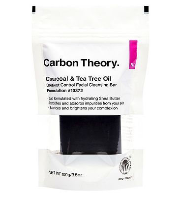 Carbon Theory Charcoal and Tea Tree Oil Facial Cleansing Bar