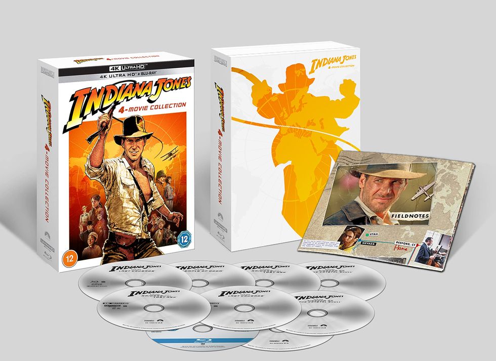 Indiana Jones 4-Movie Collection 4K Ultra-HD + Blu-ray [2021] [Blu-ray]