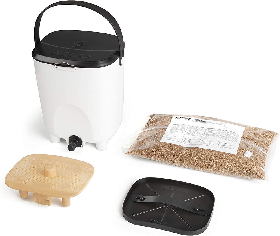 Cubo Bokashi con salvado incluido