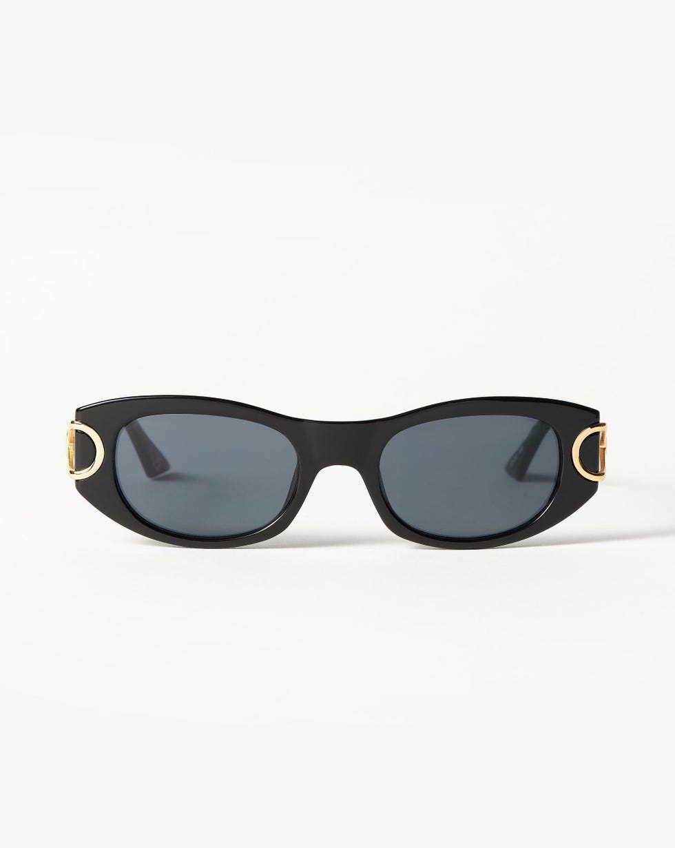 Le Specs Hydrus Link Oval Sunglasses