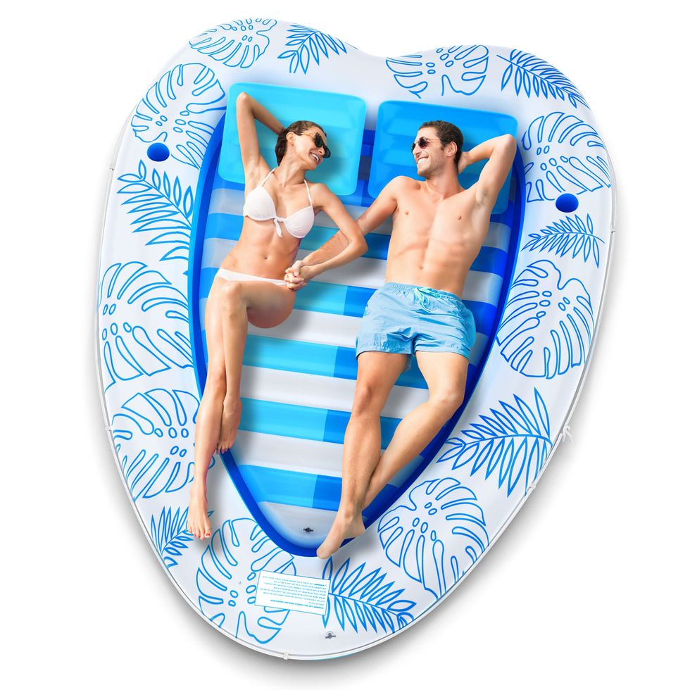 Heart-Shaped Inflatable Tanning Pool