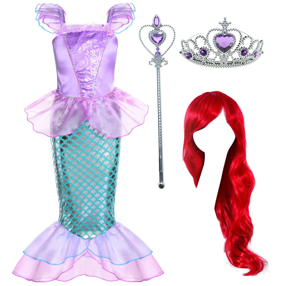 Kids Ariel Costume with Wig