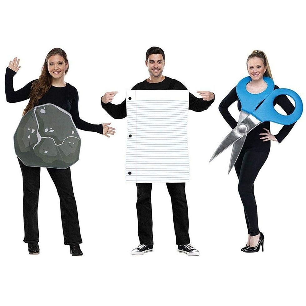 Rock, Paper, Scissors Trio Halloween Costume