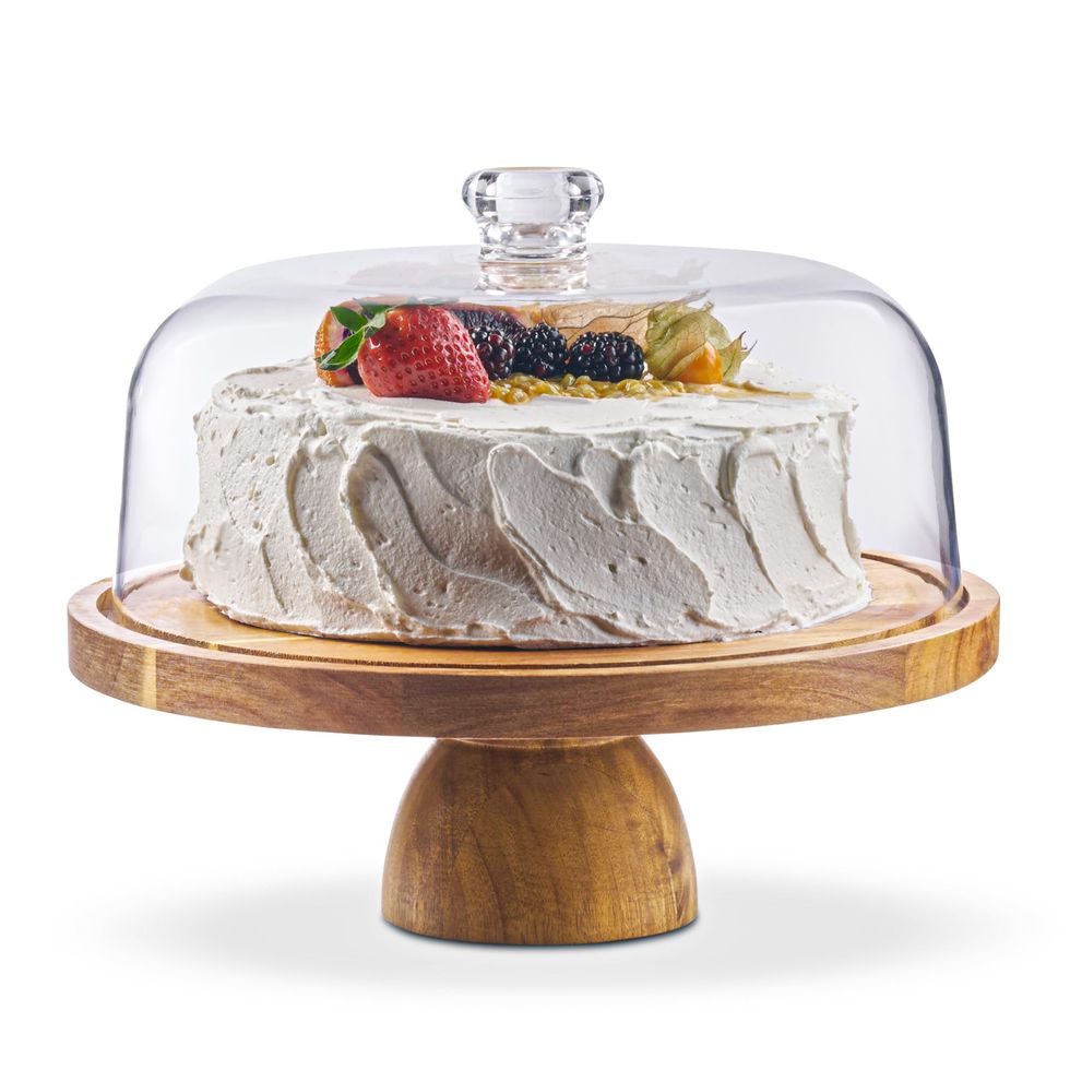Cake Stand with Acrylic Dome 