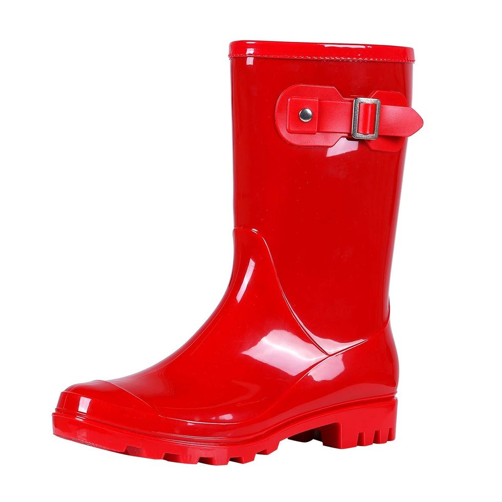 Mid Calf Rain Boots
