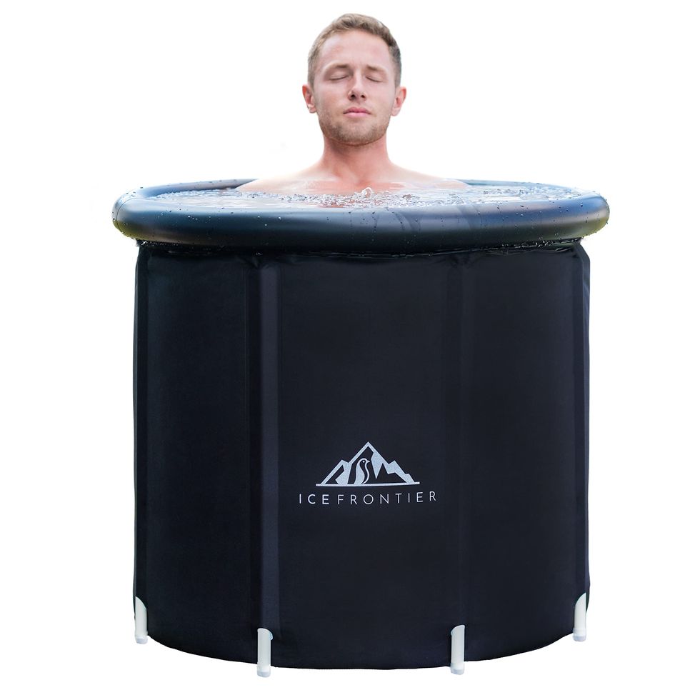 Ice Bath Outdoor Recover Tub By Ice Frontier - Premium Portable Large Bathtub For Adults 