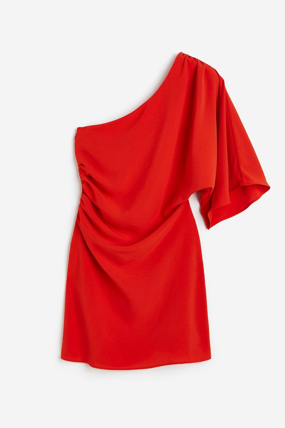 Rode mini-jurk