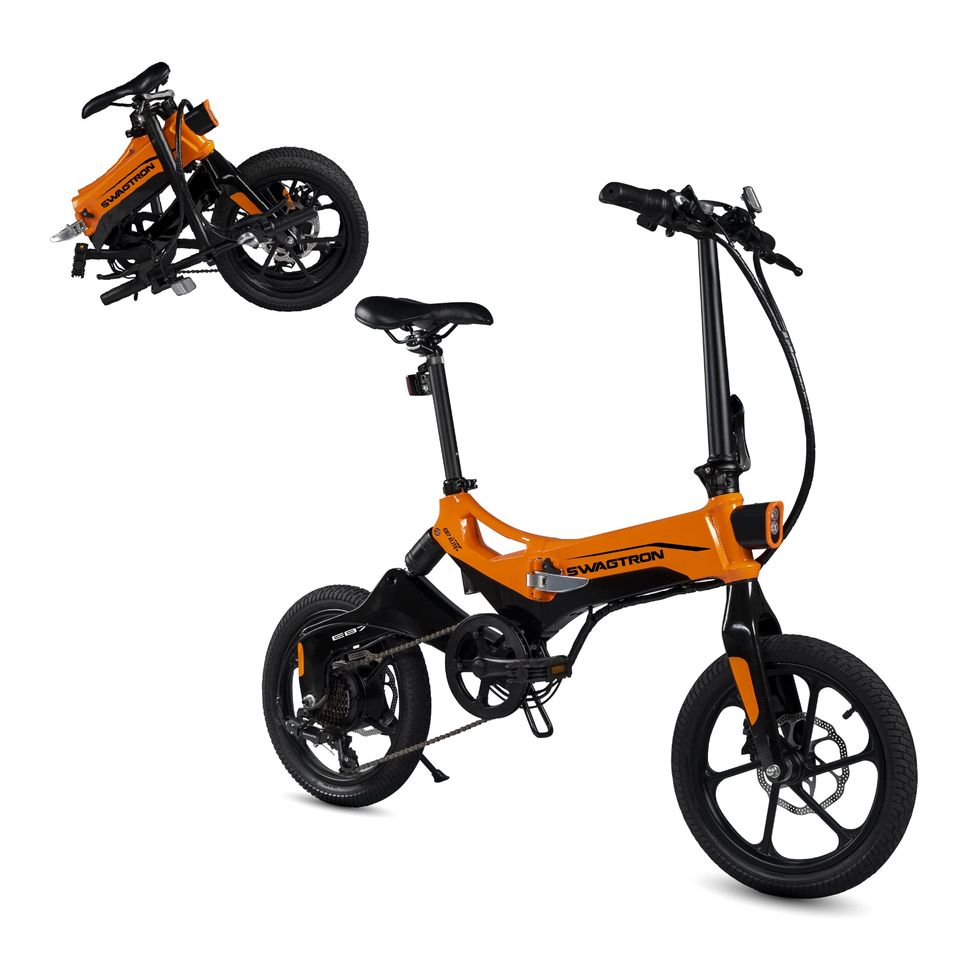Swagcycle EB-7 Elite Plus Folding Electric Bike with Removable Battery