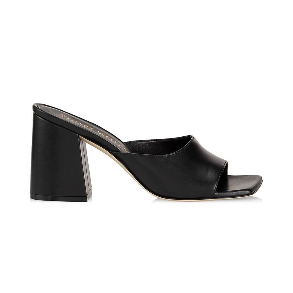 Tia 85MM Leather Mules 