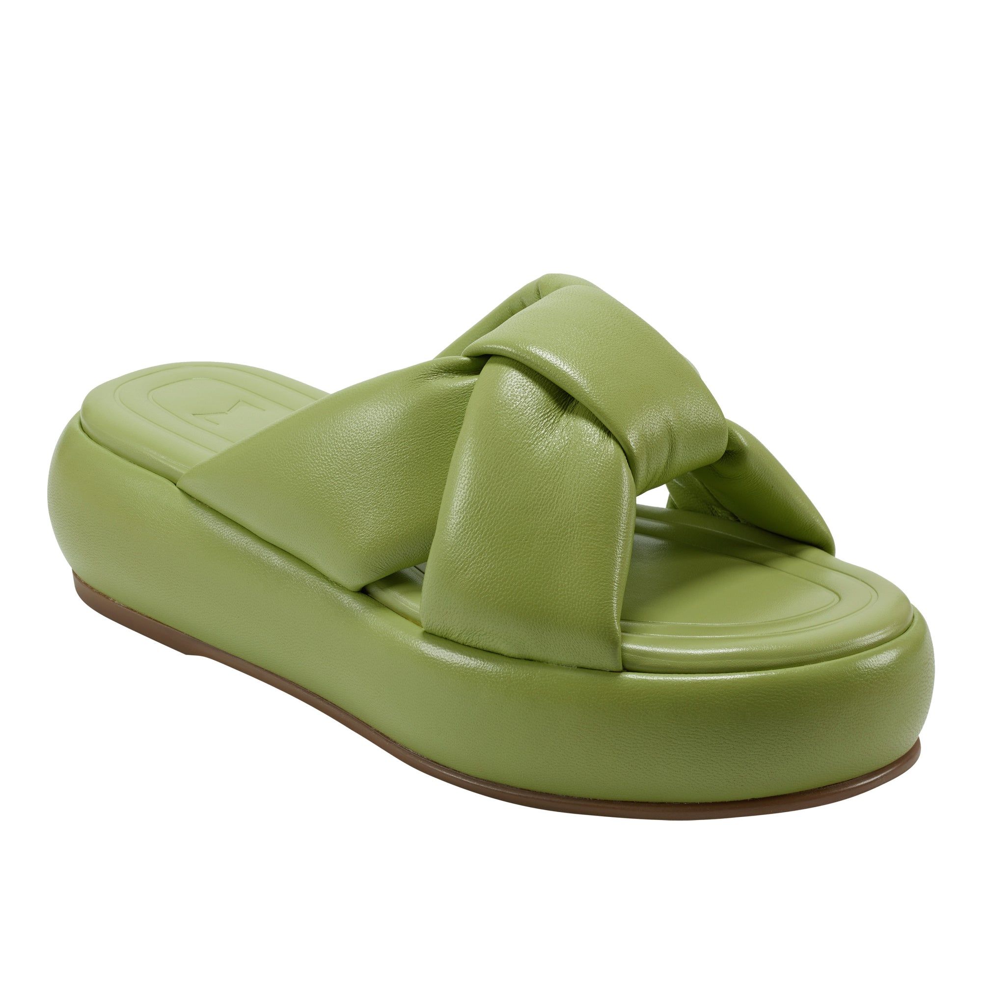 Slipper slides with online strap