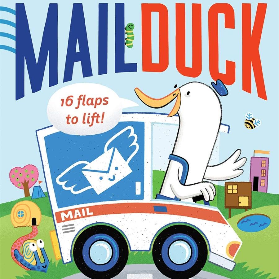 Mail Duck: A Book of Shapes and Surprises by Erica Sirotich