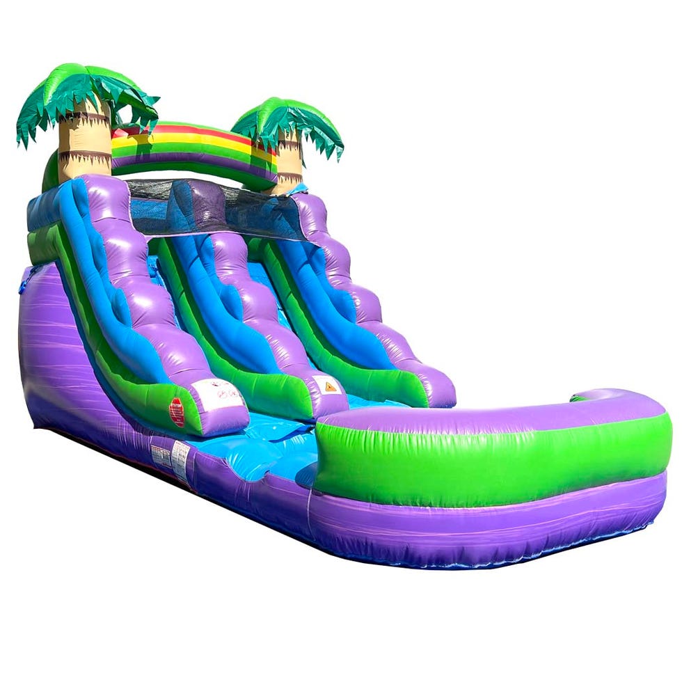 Inflatable Waterslide w/ Pool Inflatable Waterslide w/ Pool