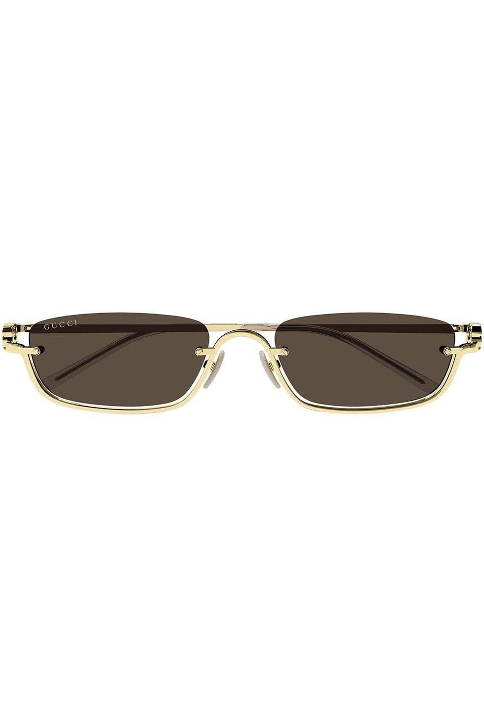 Inverted rectangular sunglasses
