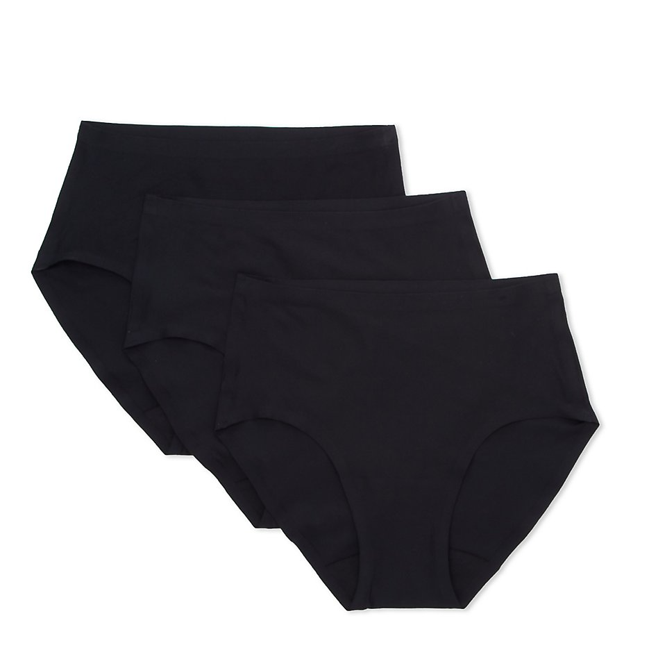 3 Pack seamfree thong panties black, grey, white - WOMEN's Panties