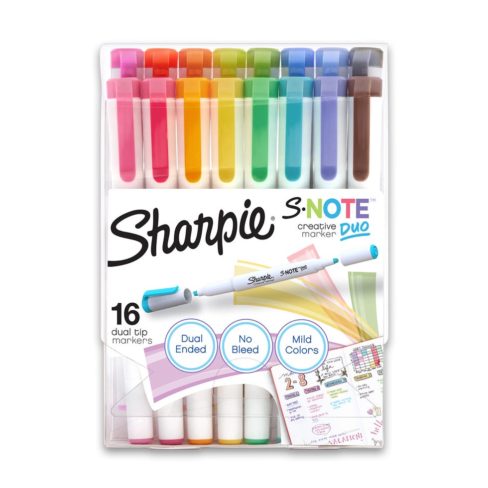 Sharpie S-note 24pk Creative Marker Highlighters Chisel Tip Multicolored :  Target