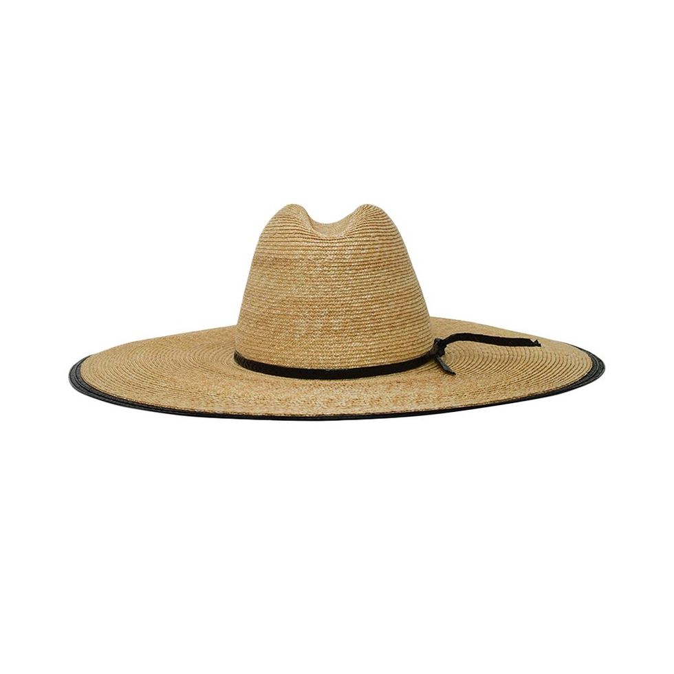 Mabel Milan Large-Brim Straw Sun Hat