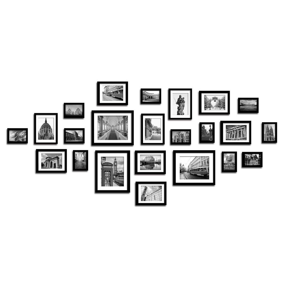 Large Multi Picture Photo Frames Wall Set - 23 Pieces