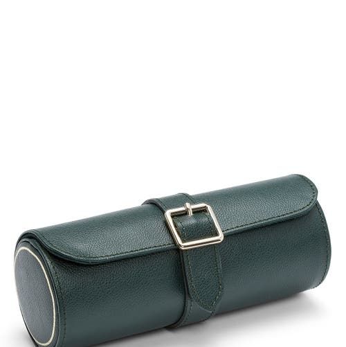 British Racing Green Triple Watch Roll at Nordstrom