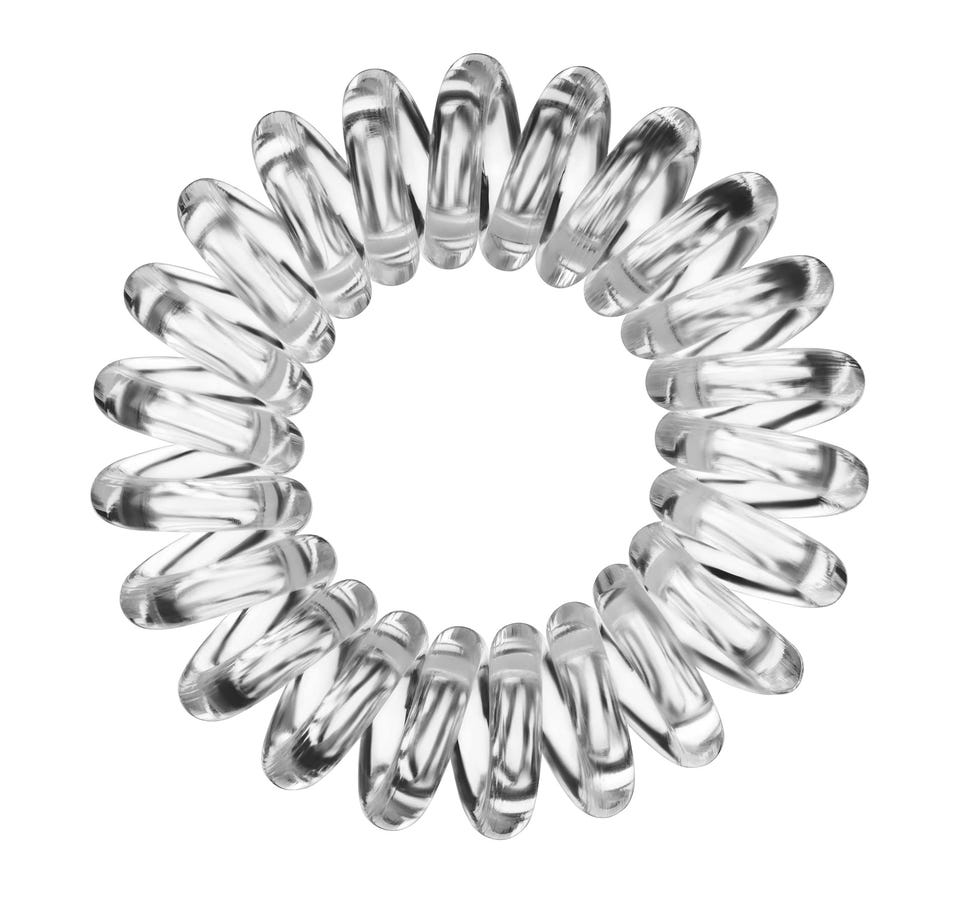 Invisibobble ORIGINAL Hair Ties, Crystal Clear, 3 Pack 