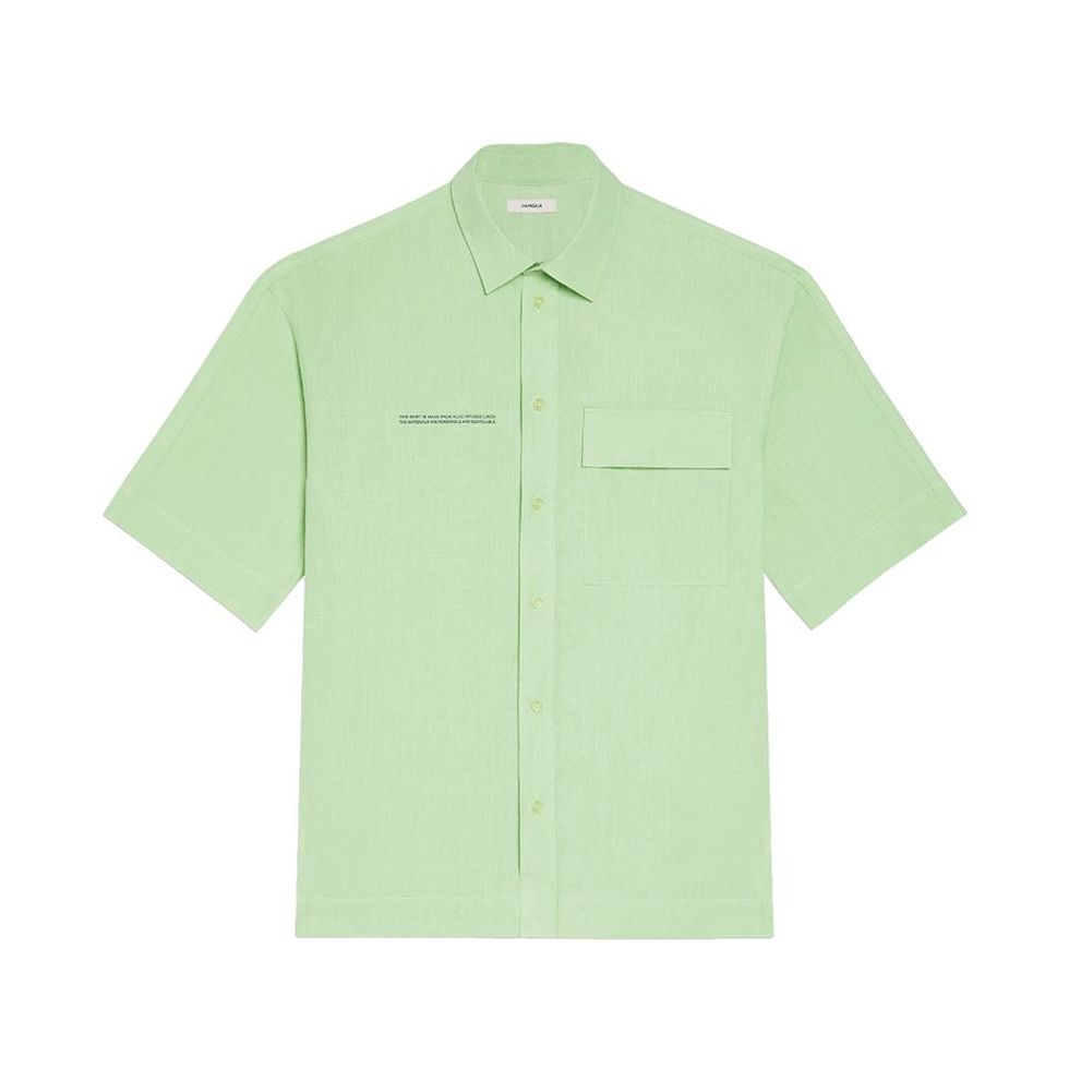 Aloe Linen Short Sleeve Shirt