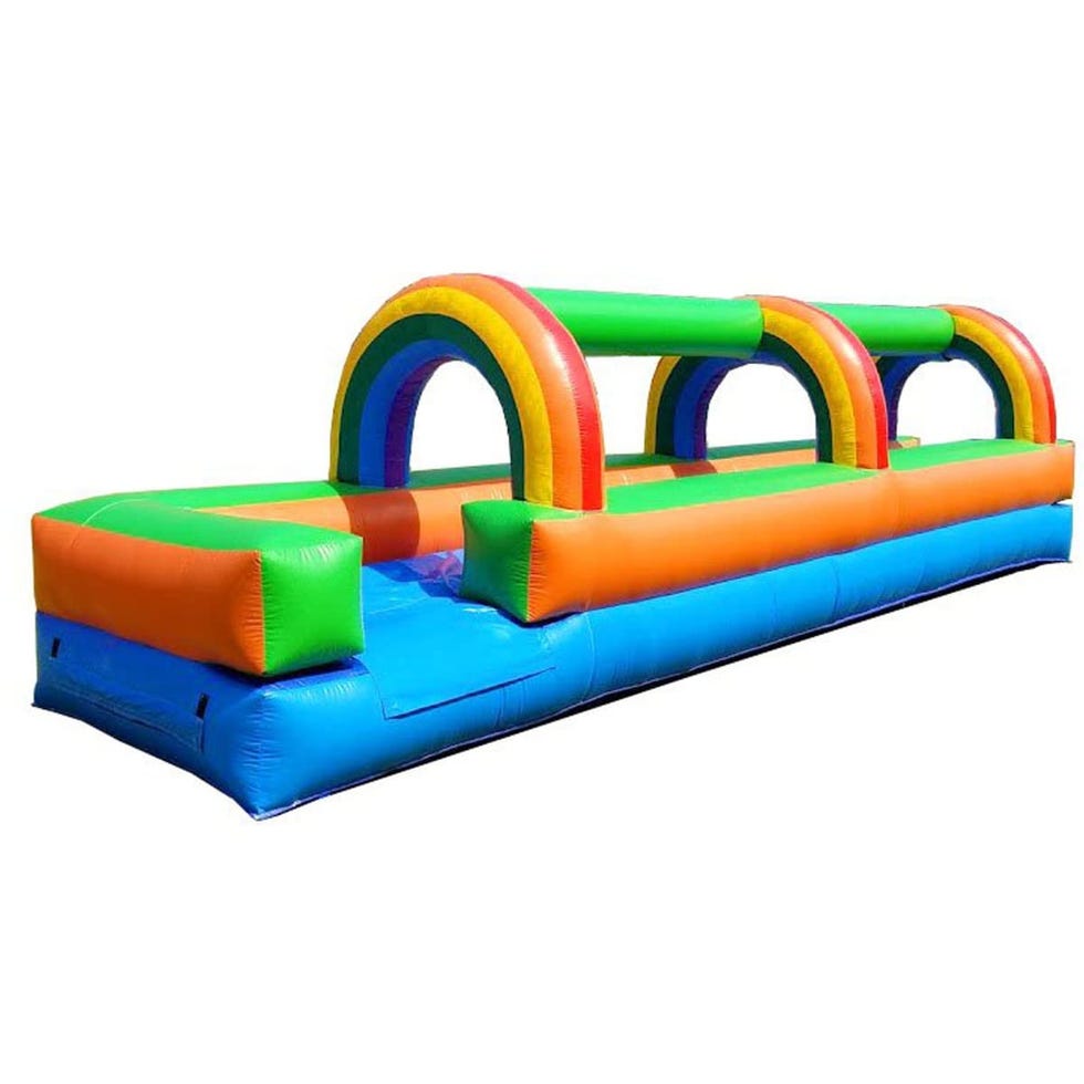 Rainbow Inflatable Water Slip and Slide