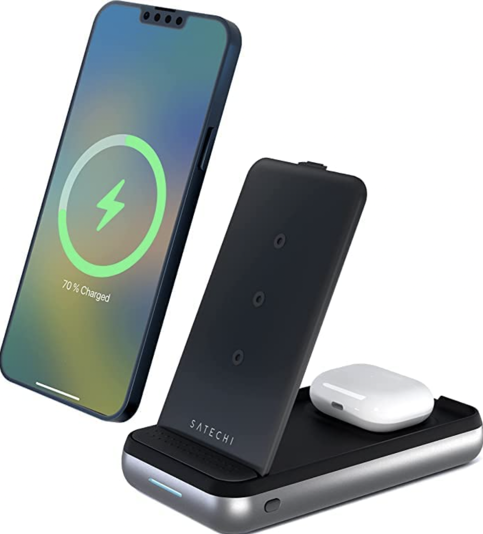 Duo Wireless Charger Stand & Power Bank