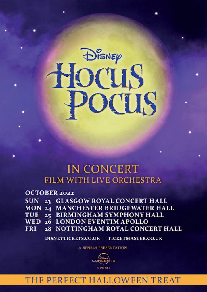 Buy Disney's Hocus Pocus concert tour tickets