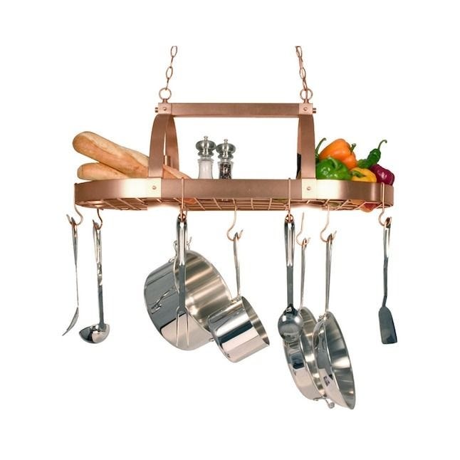 Elegant Designs Copper Pot Rack 