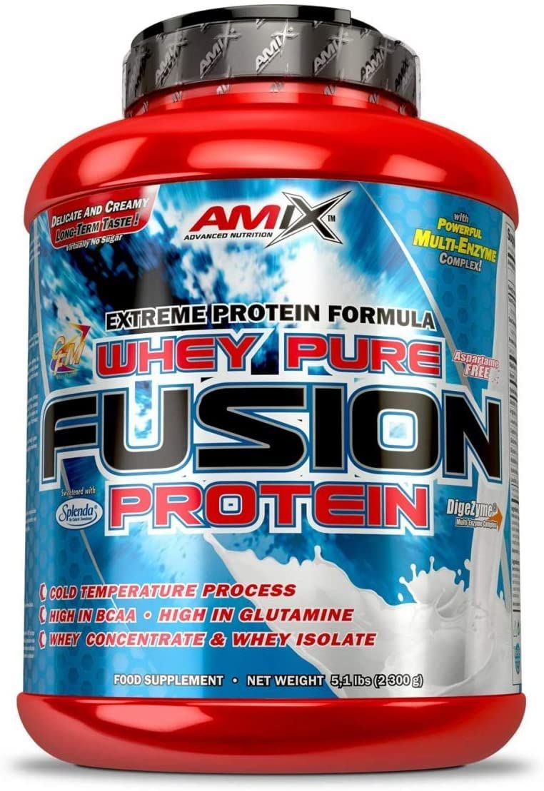 AMIX, Whey Protein, Pure Fusion to gain more muscle