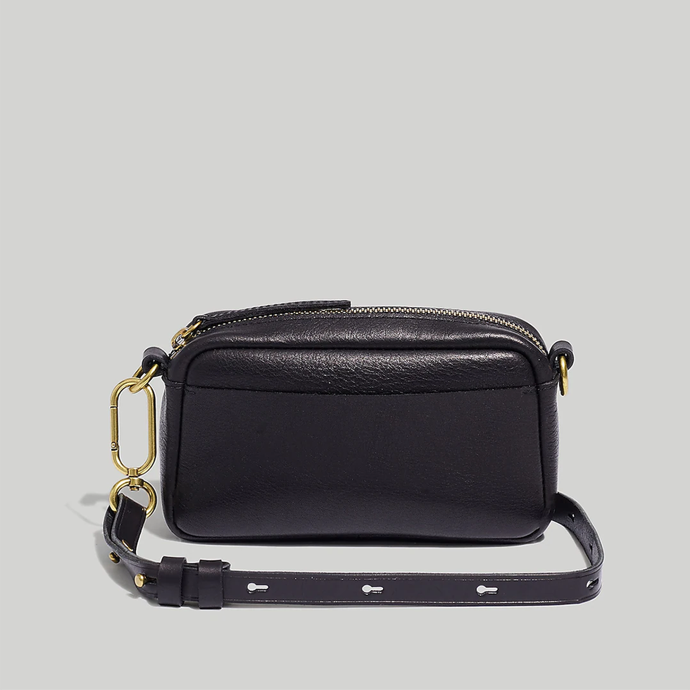 The Leather Carabiner Mini Crossbody Bag