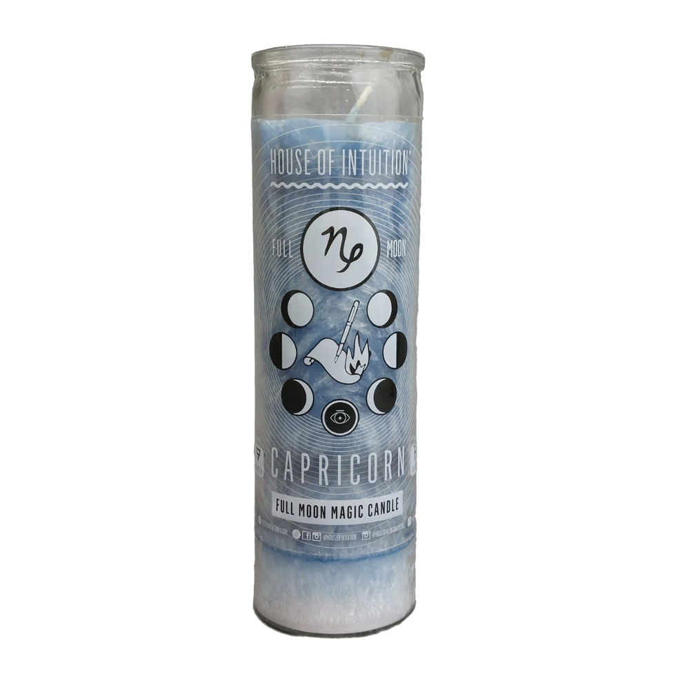 Full Moon in Capricorn Candle