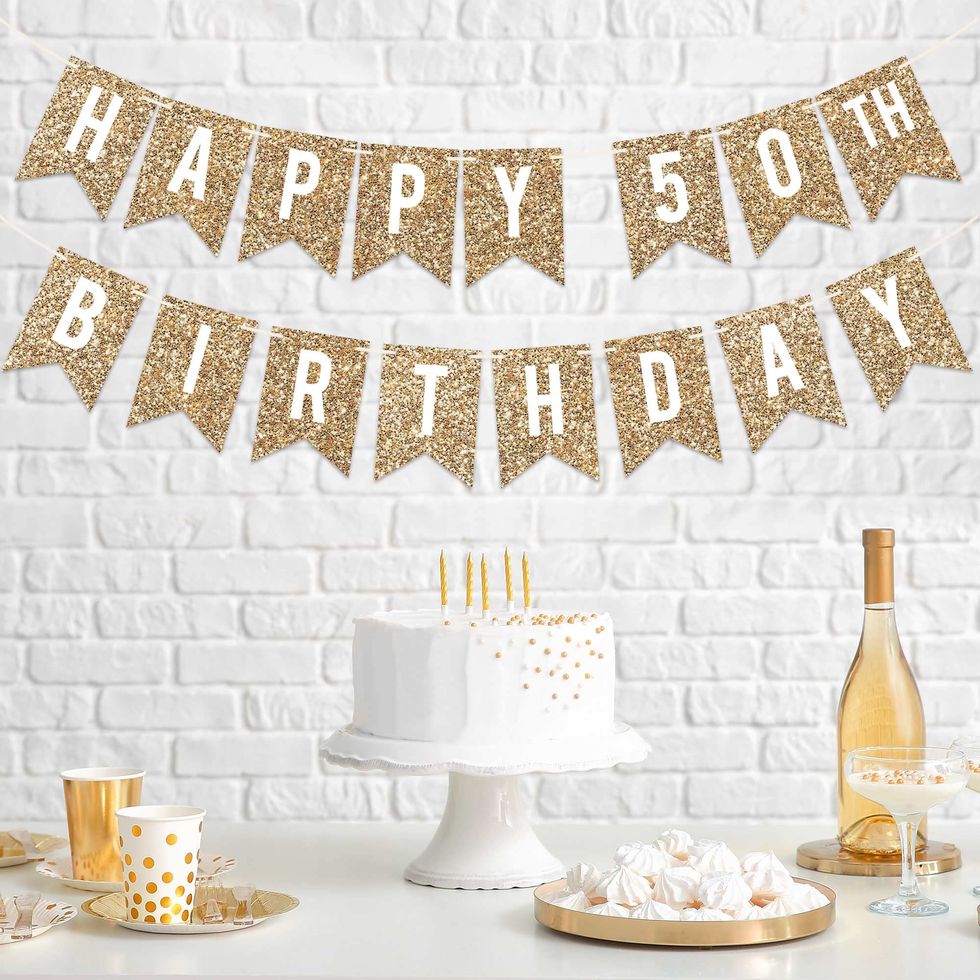 50th Birthday Gifts for Her, 50th Birthday Decorations for Her