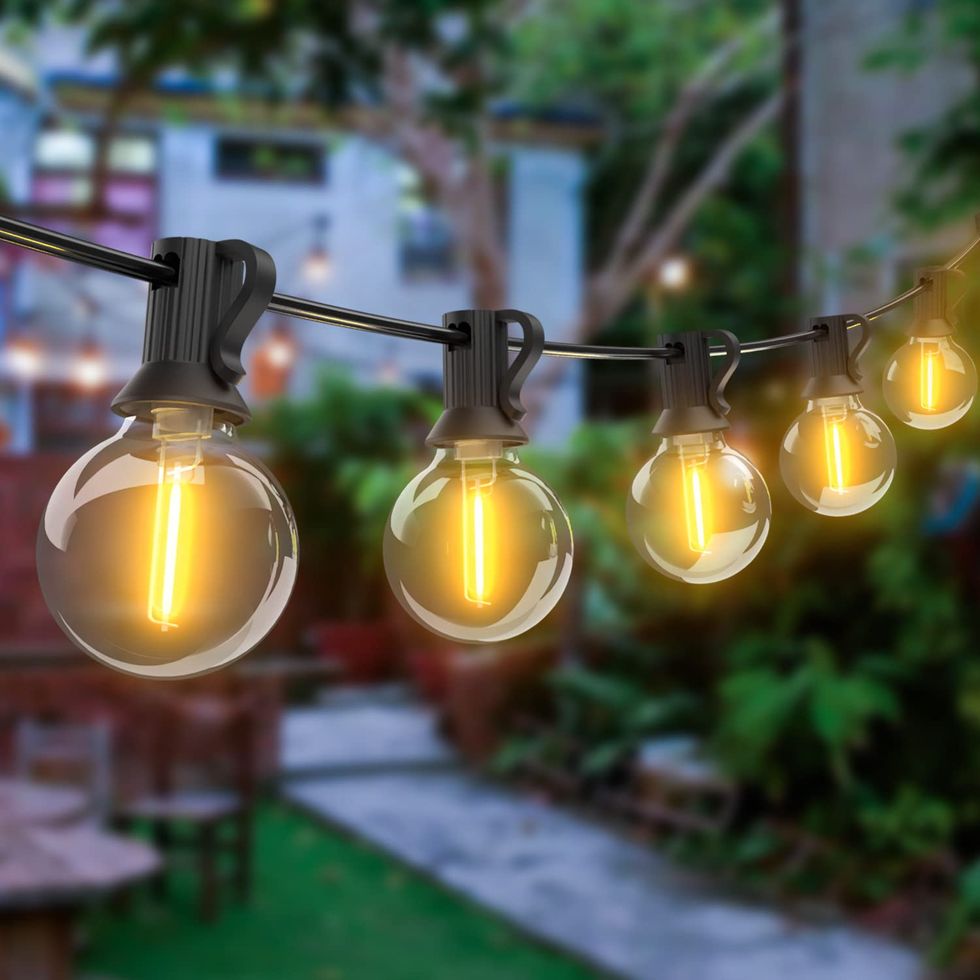 Luces LED para exteriores  Decoración de unas, Diseño de patio, Decoración  de patio exterior