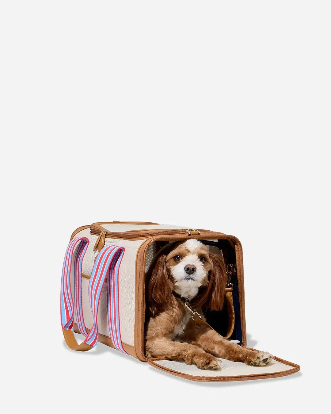 Dorothea Silver Dotto Dog Carrier by Due Punto Otto  Designer Dog Bag