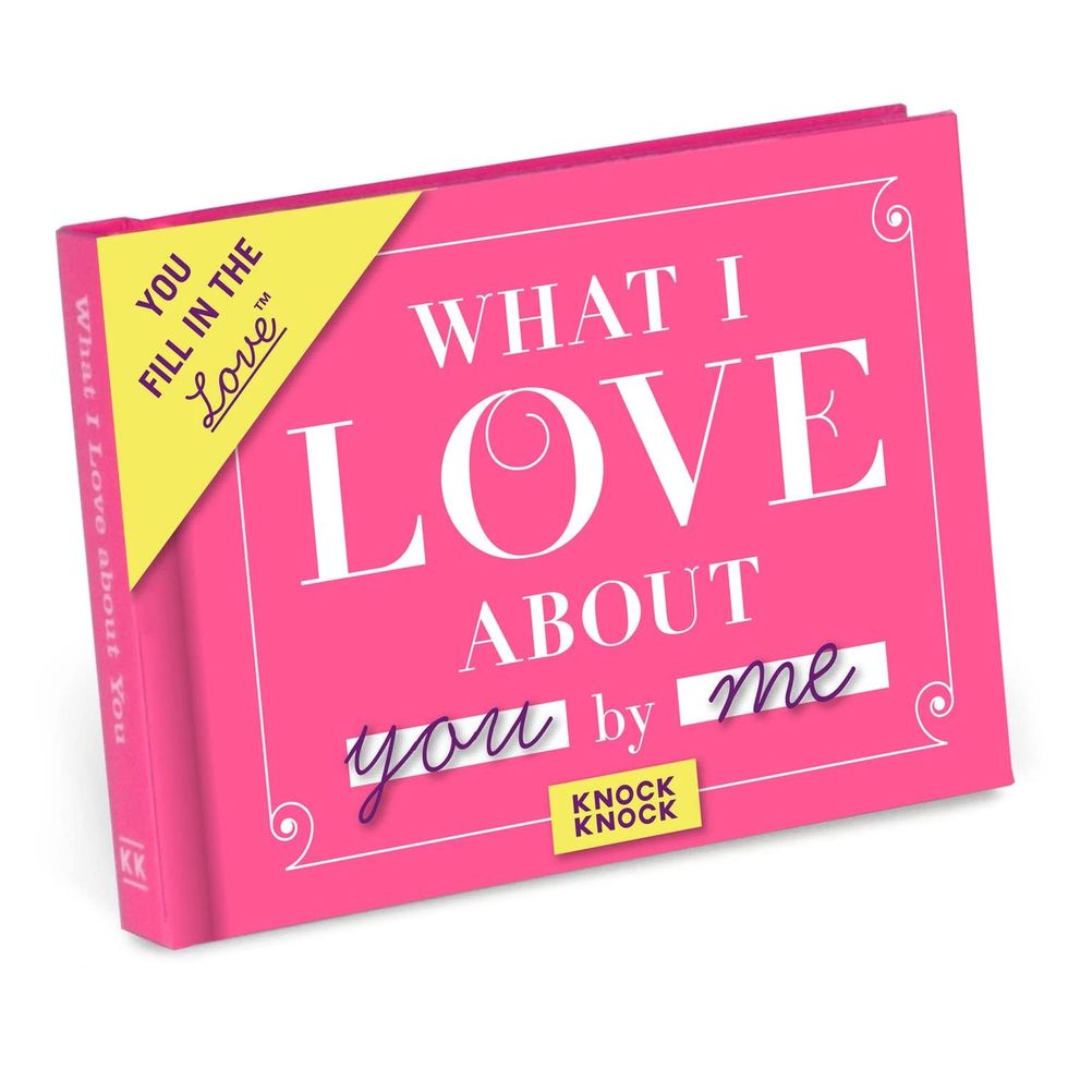 What I Love About You Book — Fill-in-the-Blank Gift Journal