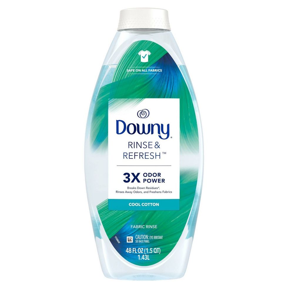 Downy Rinse & Refresh Liquid Laundry Odor Remover and Fabric Softener  Cool Cotton  48.00 fl oz