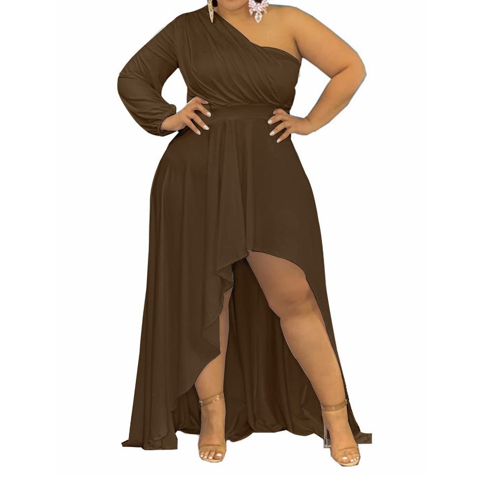 Women's Plus Size High Low Maxi Dress 