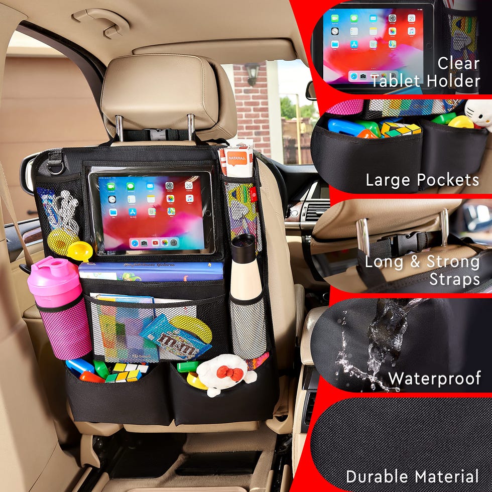 Organize the backseat.