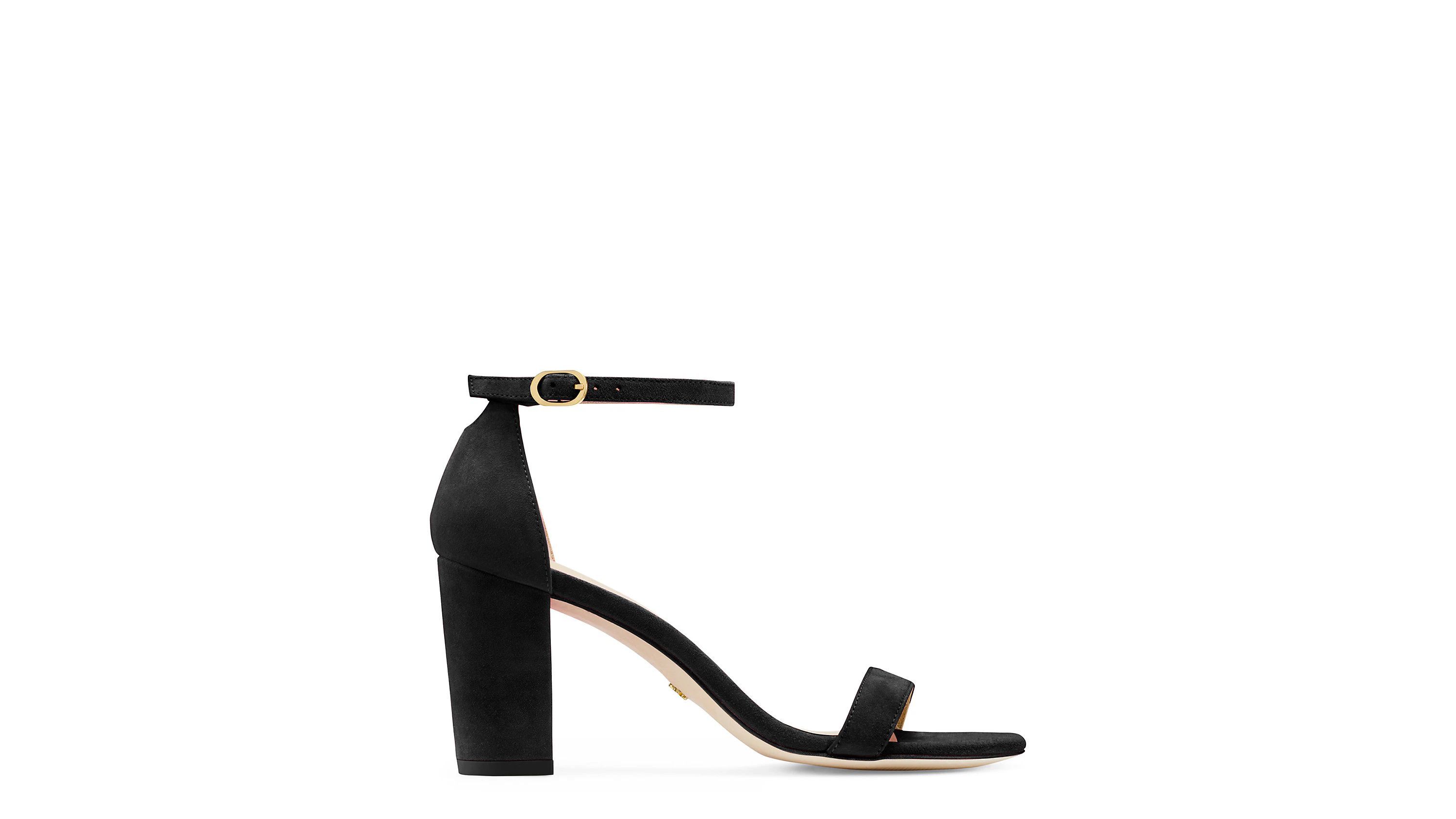 Calla Shoes | Selena | Black leather heeled sandal