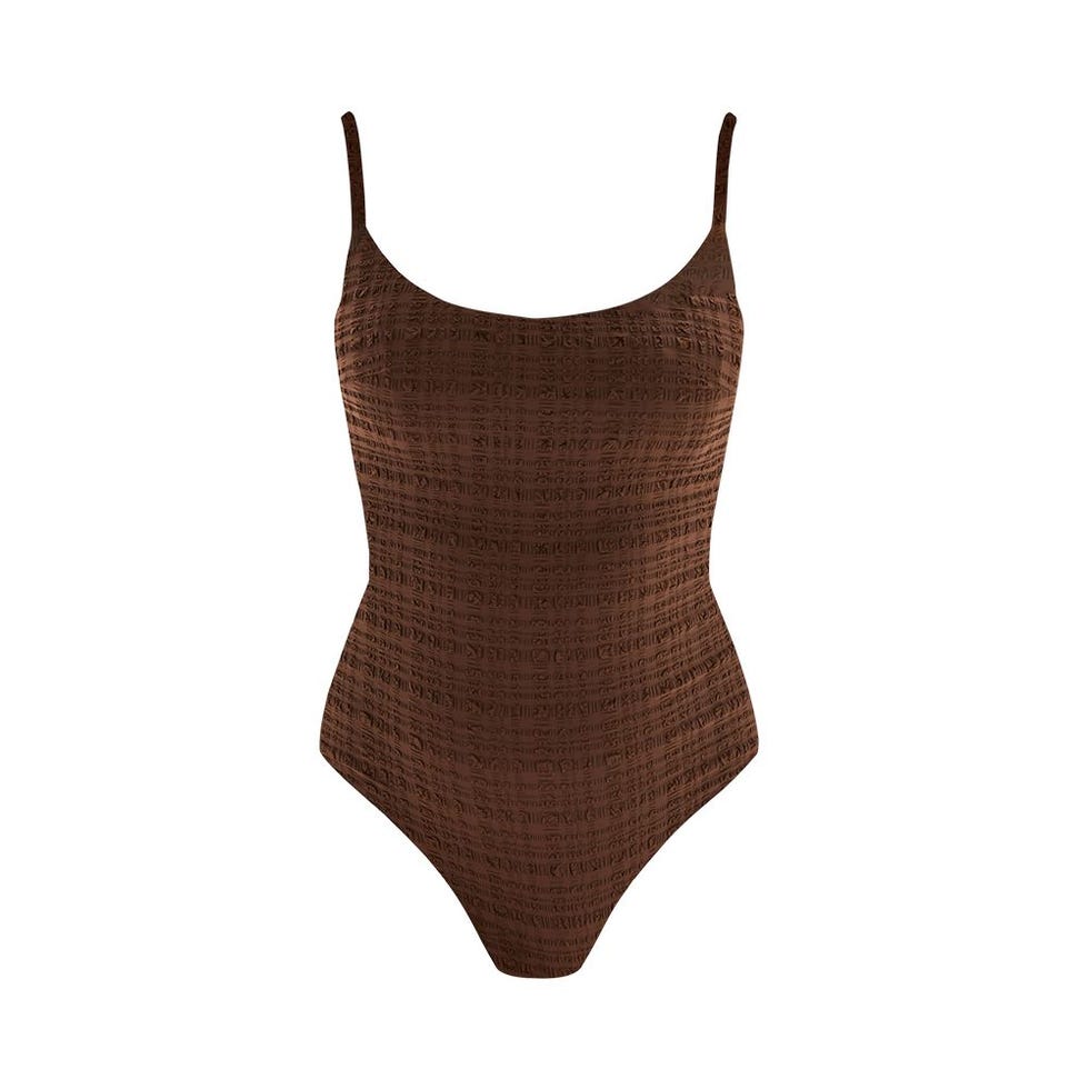 The One Seersucker Underwired Swimsuit