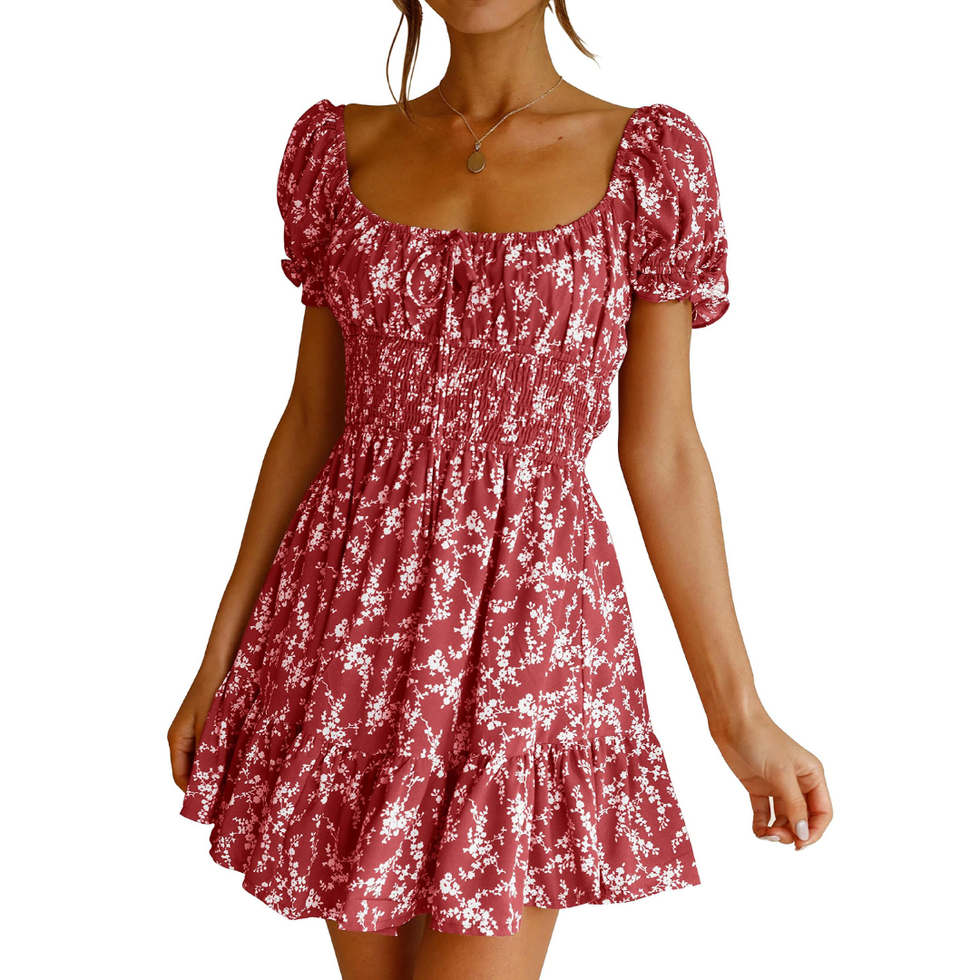 Summer Ruffle Sleeve Dress Summer Ruffle Sleeve Dress